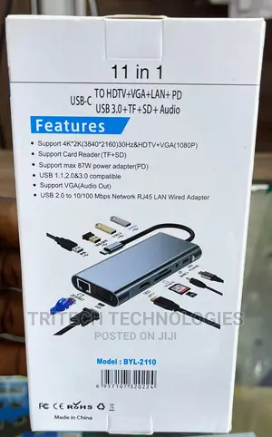 TYPE-C 11 in 1 HUB