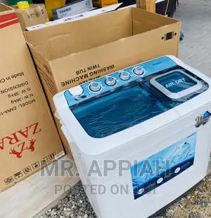 Low Energy Consumption Nasco 10kg Washing Machine(White).