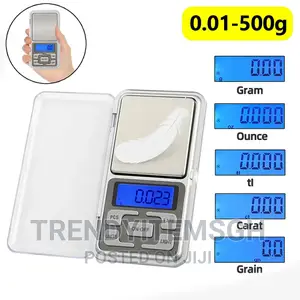0.1g/500g Jewelry Scales Weight Diamond Pocket Scale