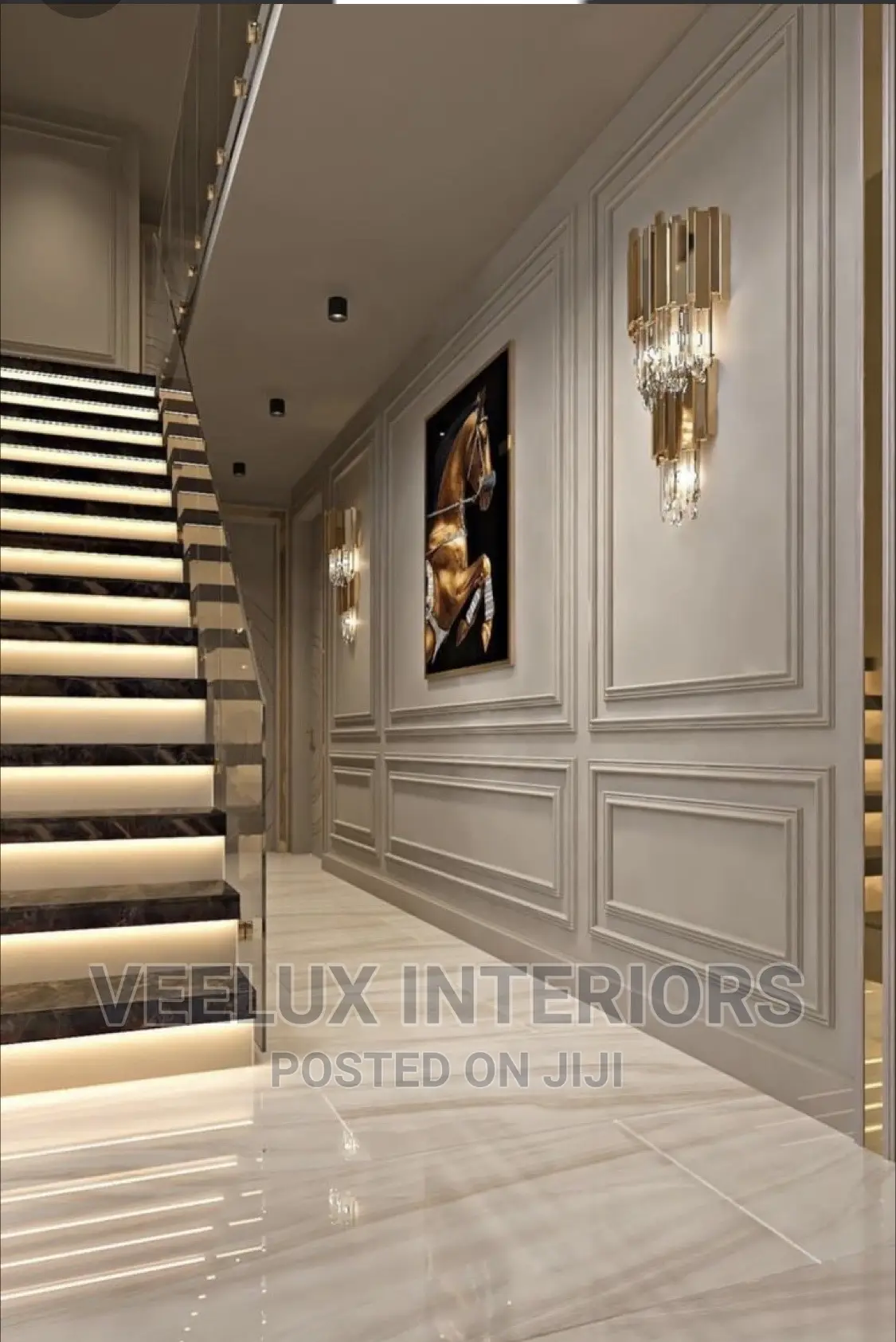 Wall Design Walk-Way-Mould Interior Design