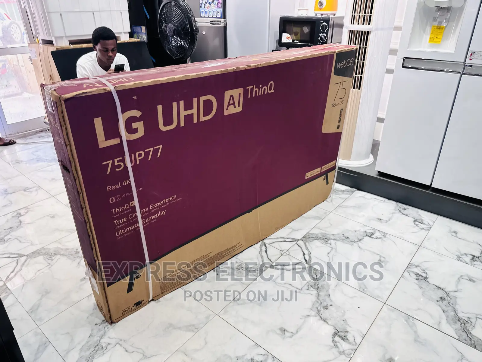 True Cinema  UHD Screen  75”Up7760 Smart Lg