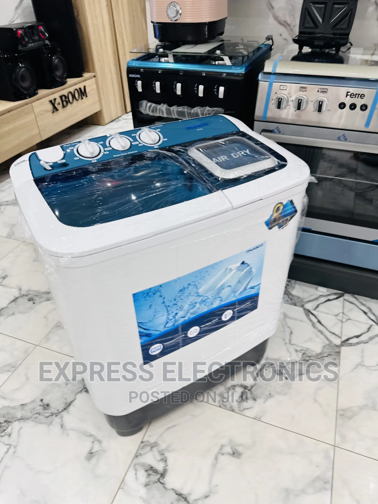 Full Plastic Body Design Nasco 7kg Topload Twintub Wm