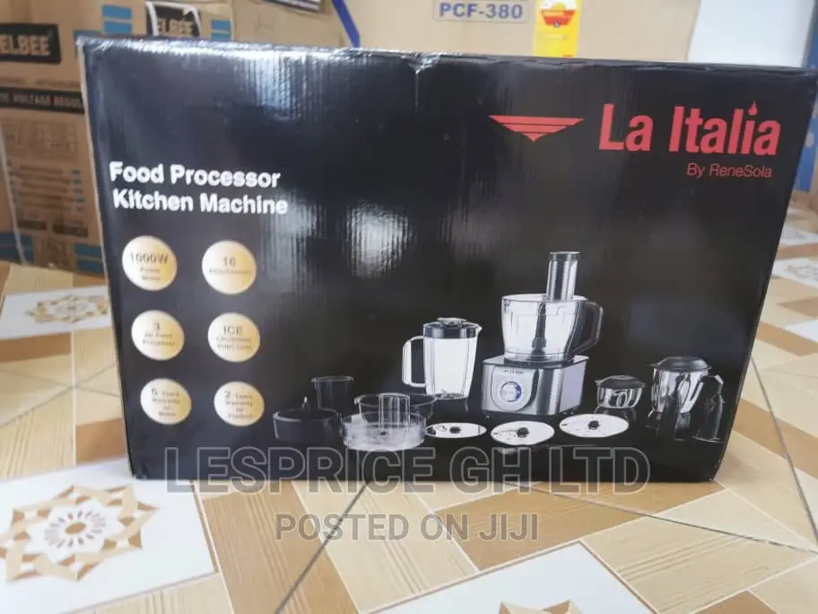 Large Range~Italia 1000w Food Processor