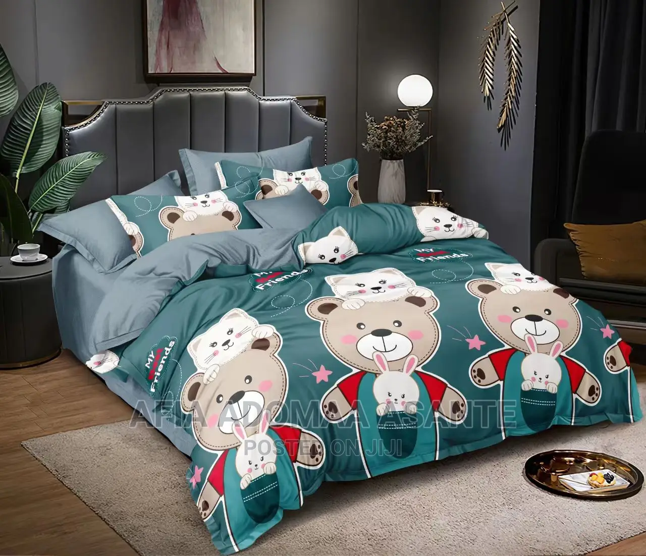 Elegant Design Super King Side Duvet-8 Pieces Set
