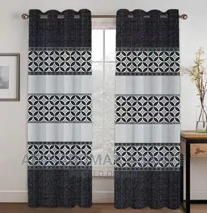 2 Pieces Modern Design Curtains