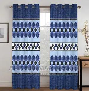2 Pieces Modern Design Curtains