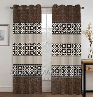 2 Pieces Modern Design Curtains