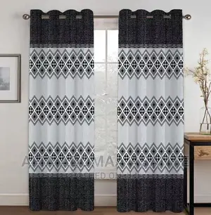 2 Pieces Modern Design Curtains