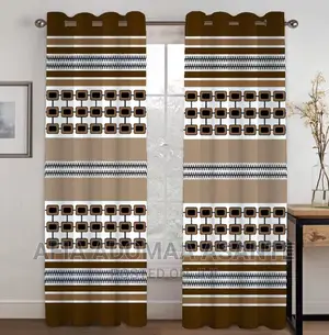 2 Pieces Modern Design Curtains