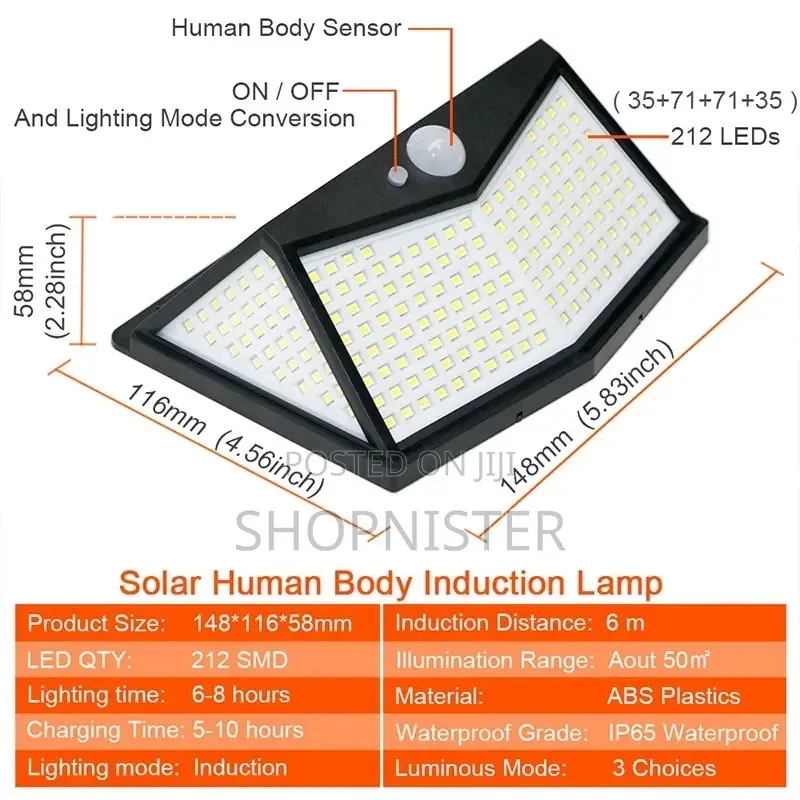 30w Solar Garden Wall Lamp