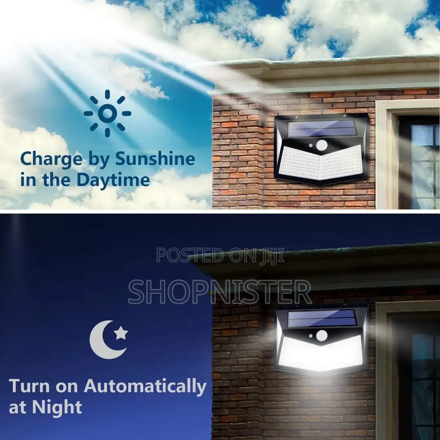 30w Solar Garden Wall Lamp