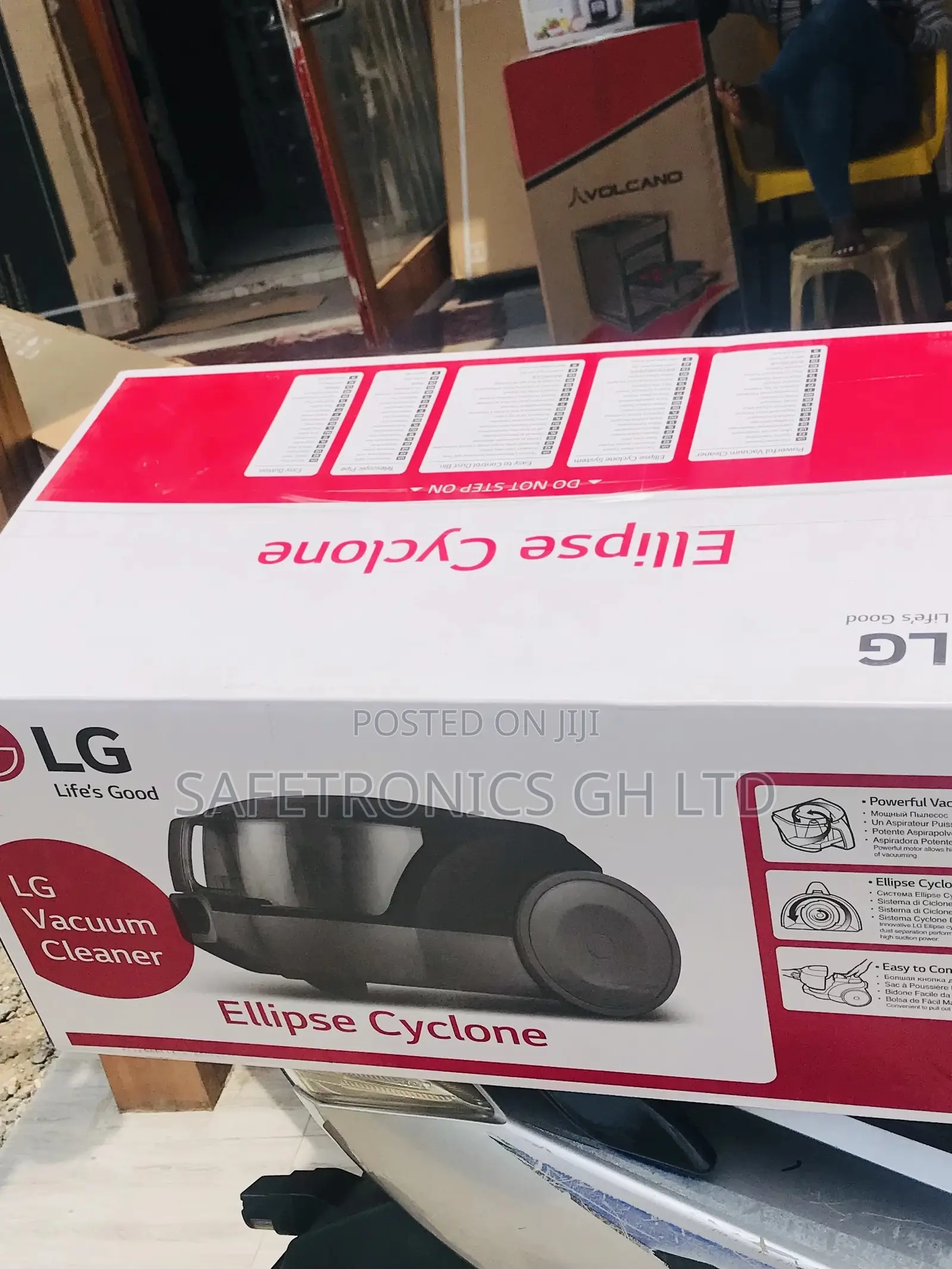 Grab 2000W Red/Black Lg Electric Vc5420nntr Vacuum Cleaner 