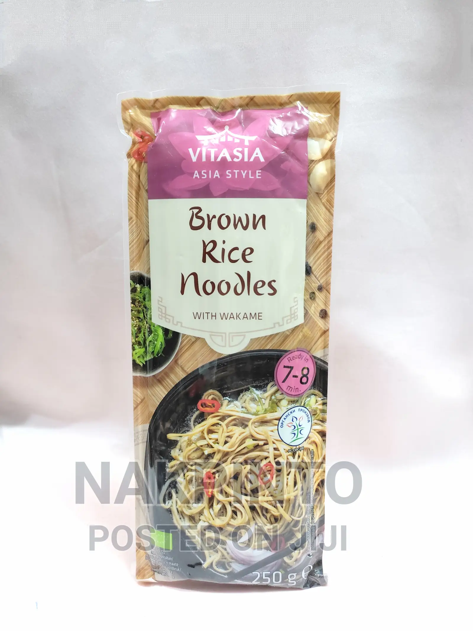 Organic Brown Rice Noodles With Wakame