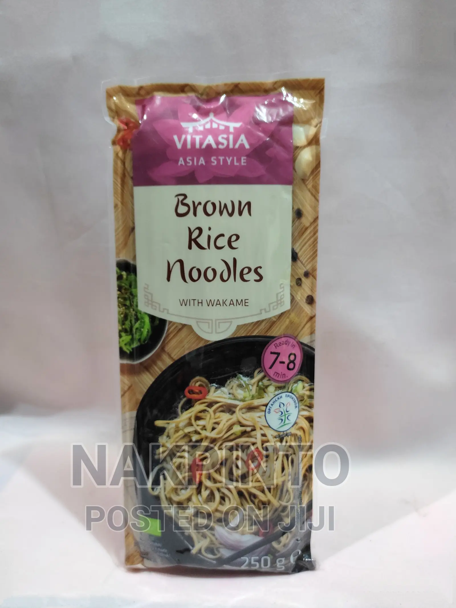 Organic Brown Rice Noodles With Wakame