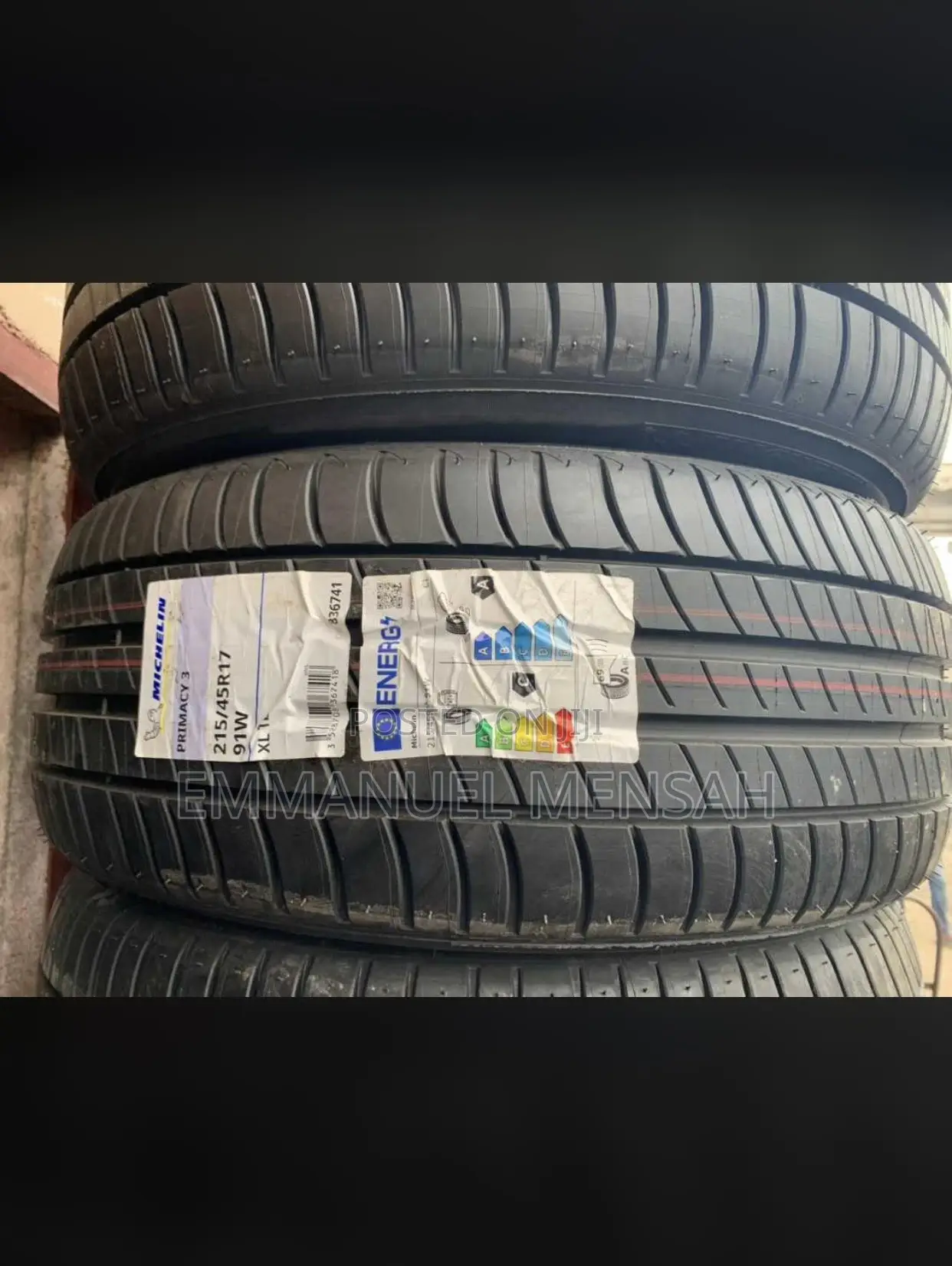 215/45r17 Michelin Tire