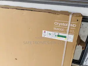 Glossy Smart Samsung Black 65 Inches LED BU80 UHD Crystal