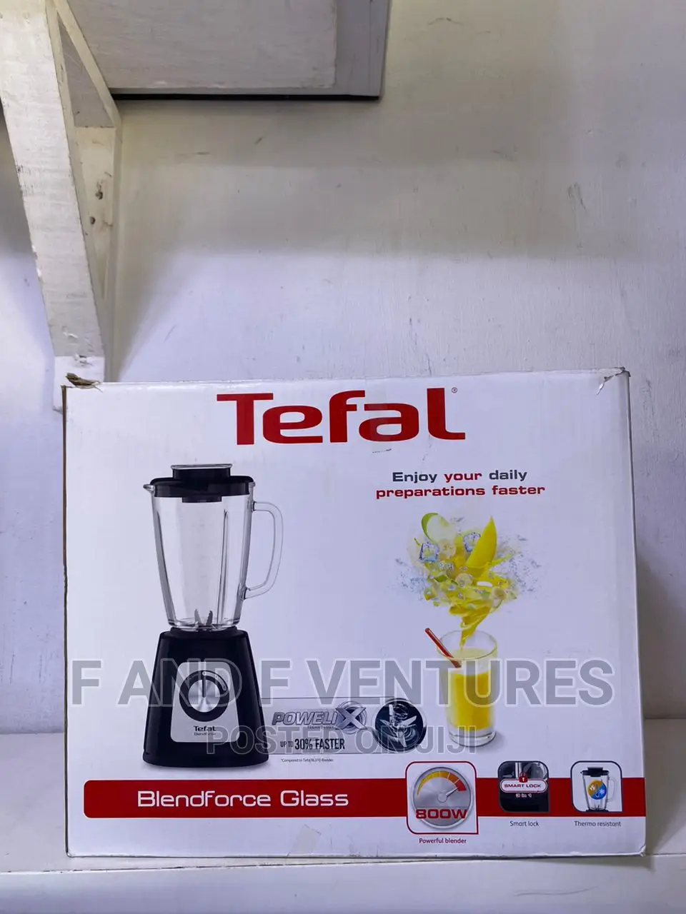 Powerful Tefal Blendforce Glass Blender- Germany