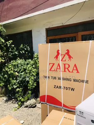 7kg Washingmachine Topload Semiautomatic Zara White/Red 