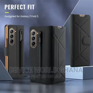 Custodia Leather Flip Case Samsung Z Fold 5 N Fold 4(No Pen)