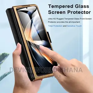 Custodia Leather Flip Case Samsung Z Fold 5 N Fold 4(No Pen)