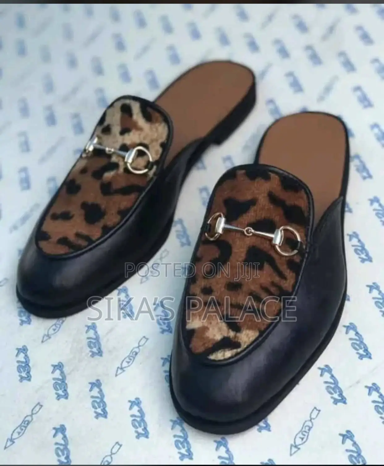 Tiger Skin Half Shoe