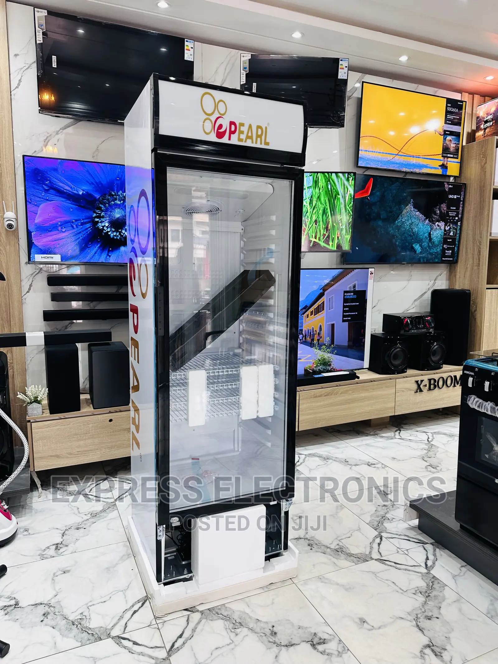 Commercial Display Fridge PVC 424-2B.Pearl Single Door