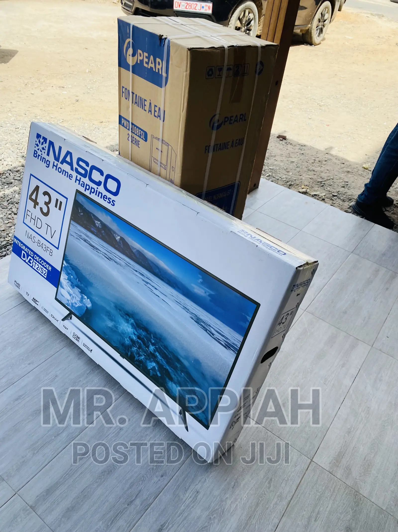 Classic Black Nasco 43 Inch Digital Satelite Tv(Black).
