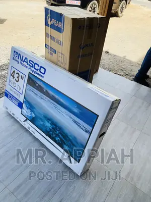 Classic Black Nasco 43 Inch Digital Satelite Tv(Black).