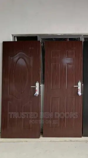 Foreign Bedroom and Washroom Panel Doors [Frames+Locks+Keys]