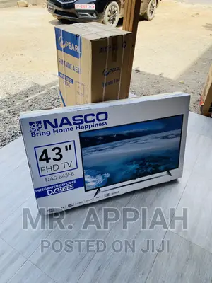 Enjoy Great Movies on Nasco 43” Digital Satelite Tv(Black)
