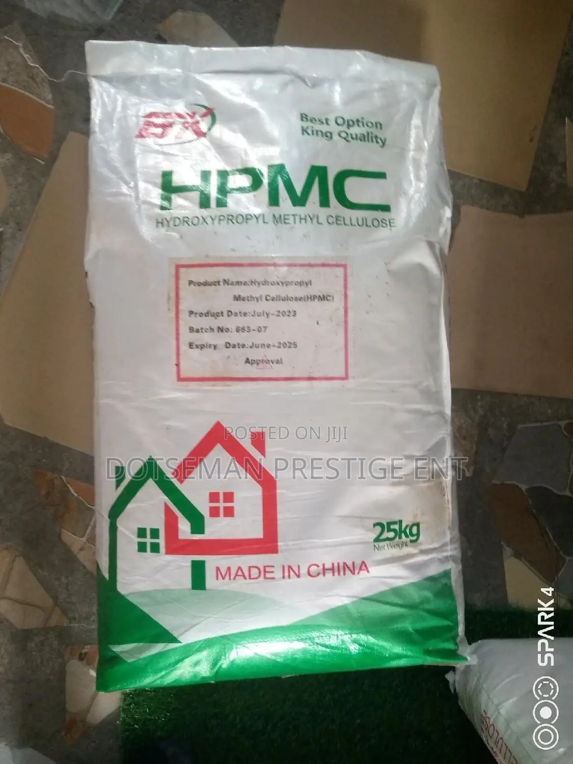 Tiling Chemical (Hpmc) Wholesale Only