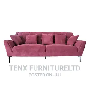 Sofa 7 Seater With Black Metal Legs