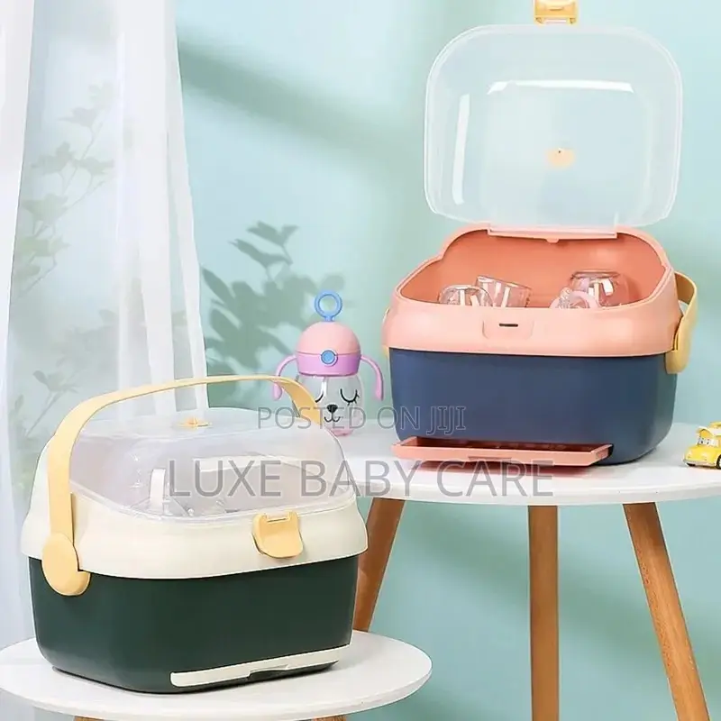 Baby Bottle Storage Box, Baby Bottle Drying Rack.