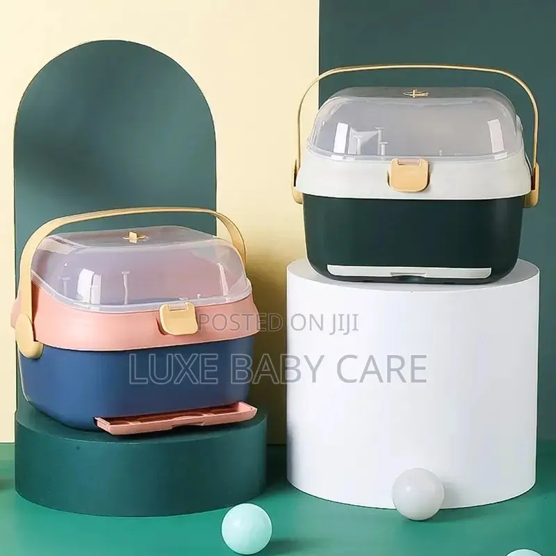 Baby Bottle Storage Box, Baby Bottle Drying Rack.