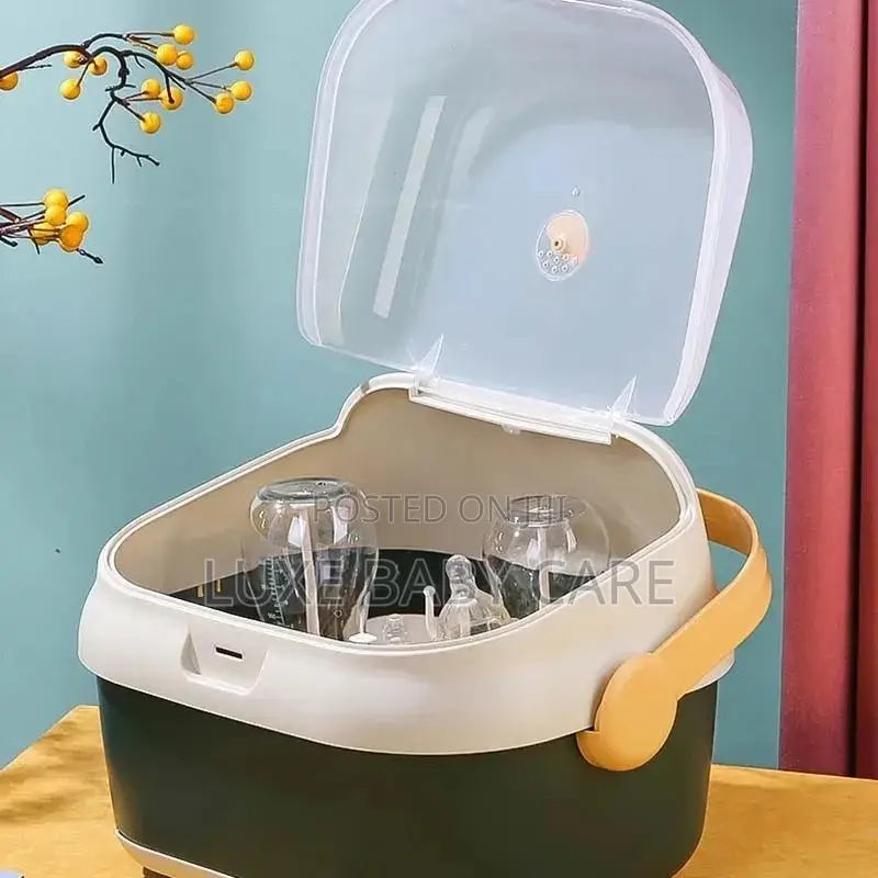 Baby Bottle Storage Box, Baby Bottle Drying Rack.