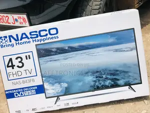 Digital Satellite 43 Inches Glossy LED Nasco FHD Tv