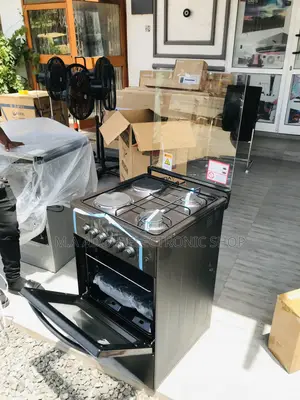 Brand New Volcano 50x50 2 Electric + 2 Gas Burner(Black)