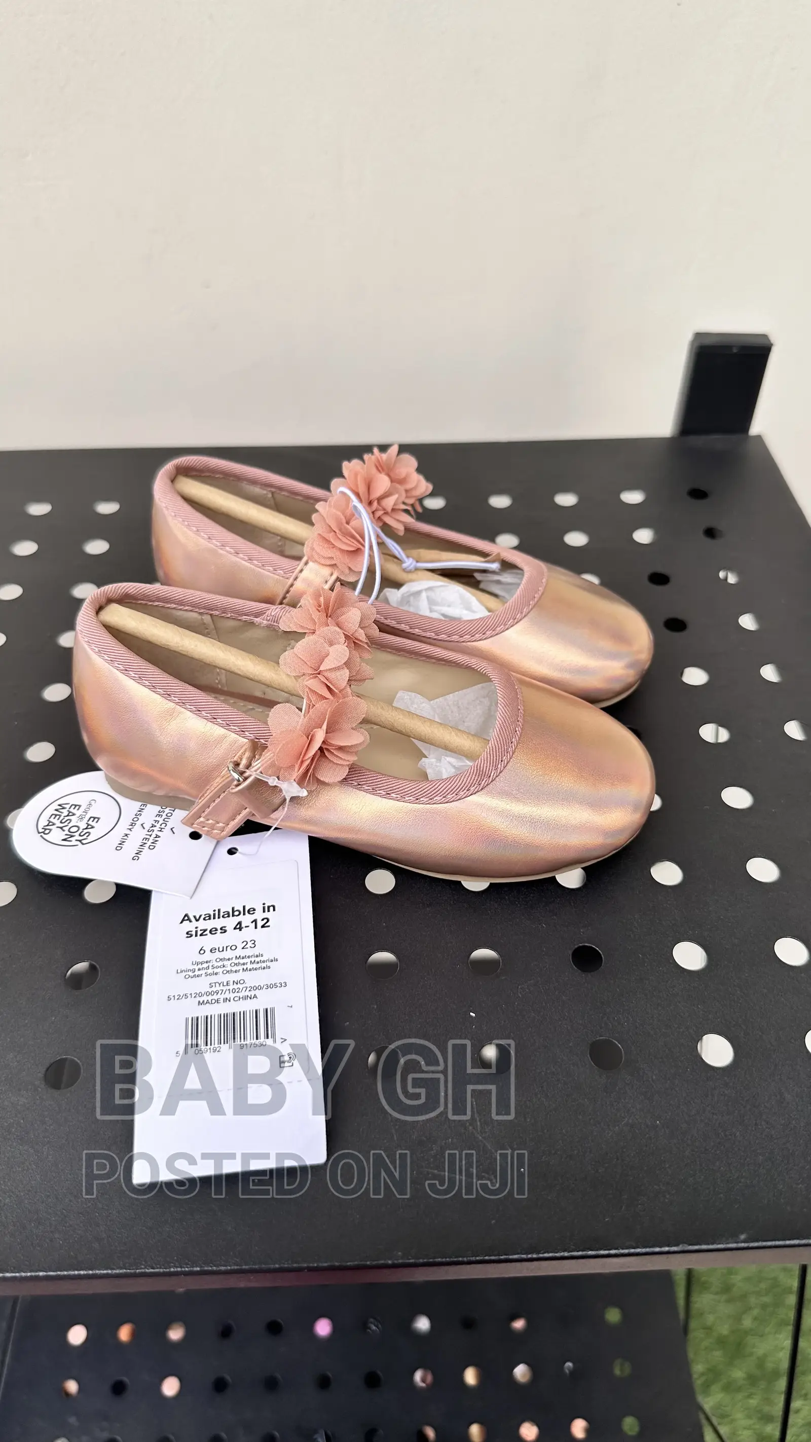 Rose Gold Ballet Flats