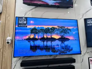 Glossy Black Slim UHD Smart 75”Nano756 LG