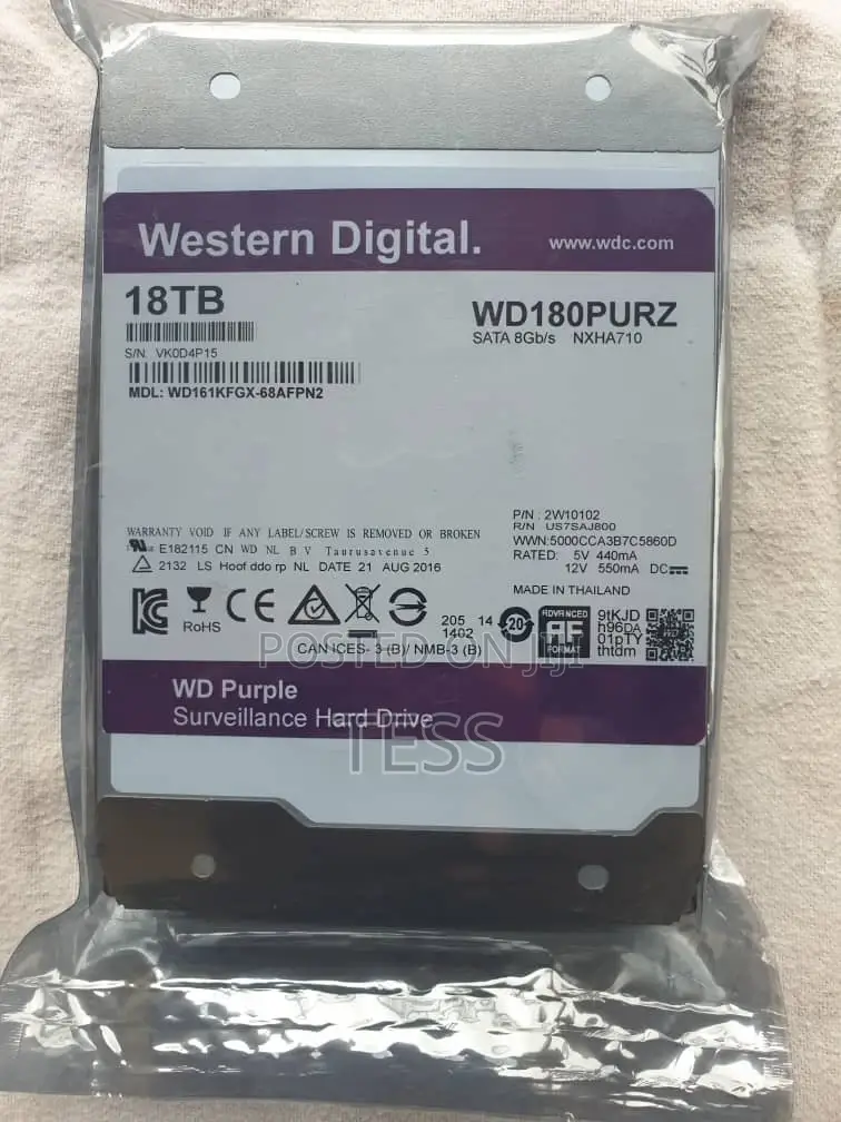 18tb Surviellance HDD W/D
