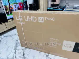 Big Screen Glossy UHD Smart 70”UR80 LG TV