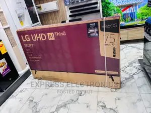 Experience the Future With Lg UHD Smart 75”UP77 Tv 