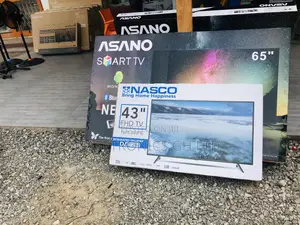 Black Satellite Dig Nasco 43 Inches Glossy LED Electric