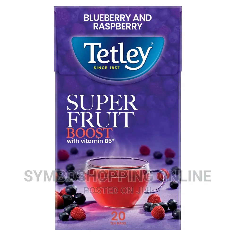 Tetley Super Fruits Boost Blueberry and Raspberry 20 Tea Bag