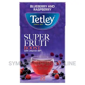 Tetley Super Fruits Boost Blueberry and Raspberry 20 Tea Bag