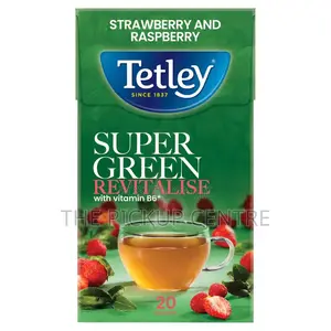 Tetley Super Green Revitalise Strawberry Raspberry 20 Bags