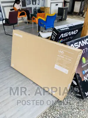 Shop Authentic Samsung 55” Uhd Crystal Smart Tv(55au7100).