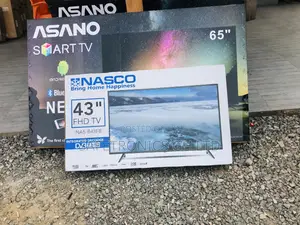  43 Inches Glossy LED Nasco Digital Black Satellite Tv