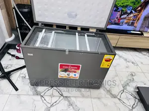 Classy Sleek Chest Freezer Single Door Zara 360s Grey