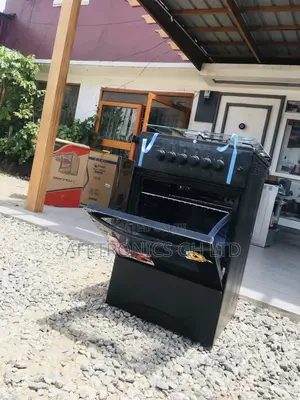 Black Volcano 4 Gas Oven With Grill Burner Cooker 50x50